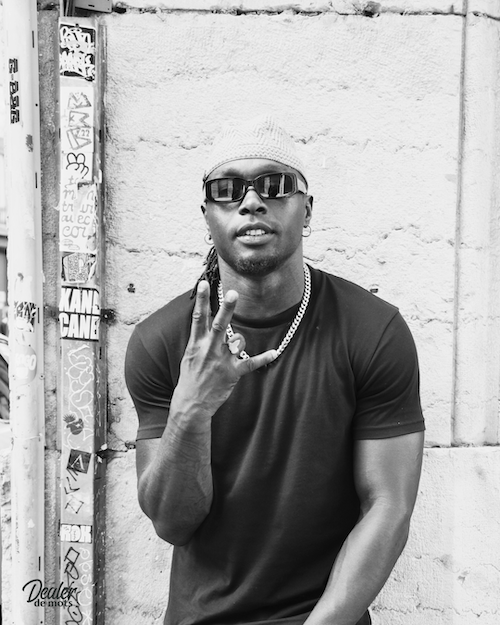 Portrait de Johnson, activiste hip-hop à Lyon